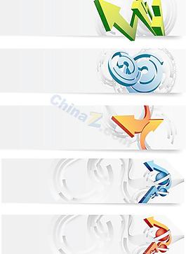 科技箭頭banner免費(fèi)矢量素材