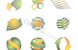 個性動感圖標矢量素材