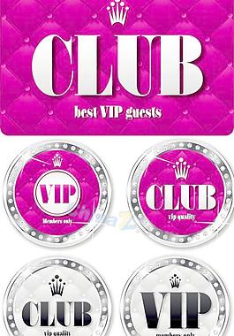俱樂部VIP矢量設(shè)計素材