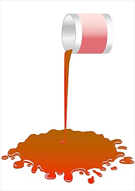 潑紅油漆