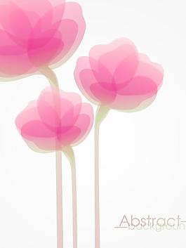 時(shí)尚花朵矢量素材1