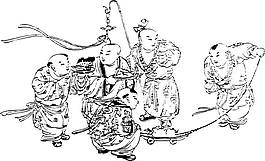 線描童子