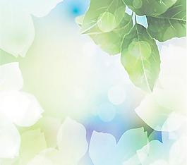 夢(mèng)幻植物背景矢量素材6