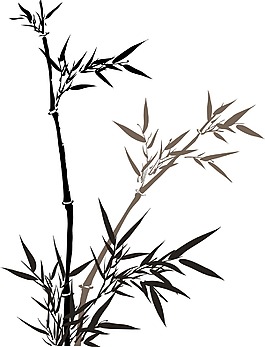 水墨竹子