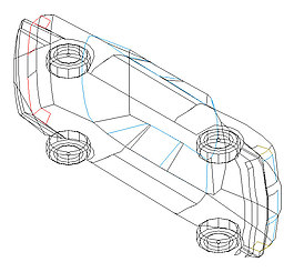 四輪四門汽車