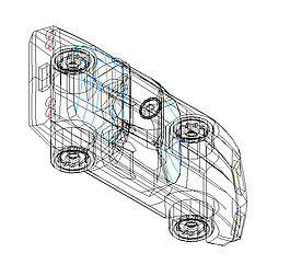 經(jīng)典歐式汽車模型