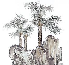 山間古樹