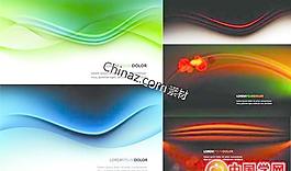 波紋柔光背景矢量圖