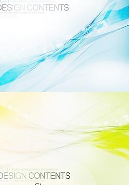 夢(mèng)幻流線水珠背景矢量圖