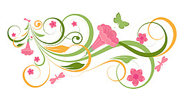 蓬勃發(fā)展的心banner矢量