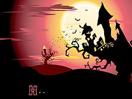 可怕的萬圣節(jié)背景