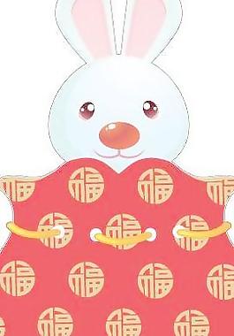 2011新年兔矢量素材