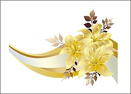 金色花紋