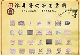 陳年普洱百票圖 58.86