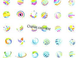 全球主題標(biāo)志設(shè)計(jì)矢量下載