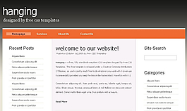 三列簡潔BLOG信息網(wǎng)頁模板