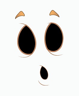 怪異的萬圣節(jié)鬼面表達(dá)