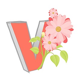 向量v拼音與花