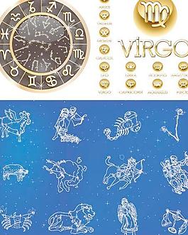 12星座矢量素材