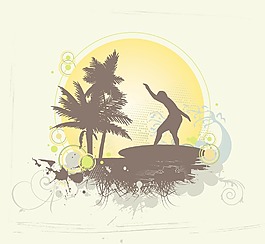 夏天的插圖