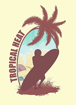 夏天的插圖