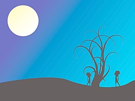 在深夜