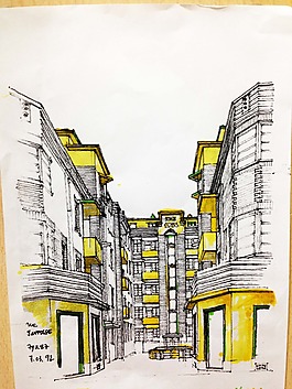 風(fēng)景建筑速寫