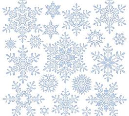 雪花矢量素材