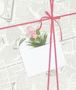 絲帶 鮮花