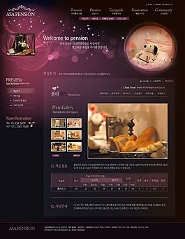 韓國網(wǎng)站模版網(wǎng)頁模板