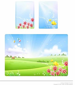 矢量自然風(fēng)光