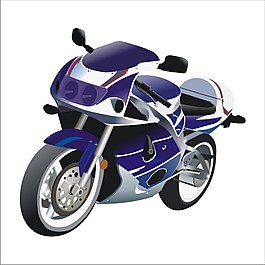 超酷摩托車矢量素材