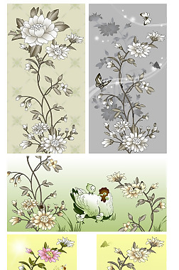 炫彩花朵