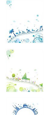 簡(jiǎn)約生活主題矢量素材