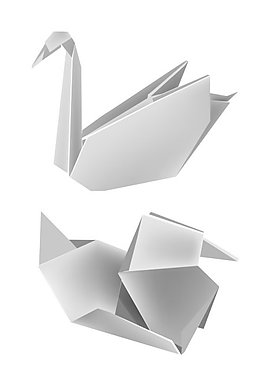 鵝鴨折紙