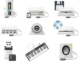 電子科技產品——矢量素材