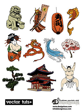 日本元素素材