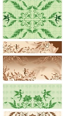 矢量圖優(yōu)雅花紋淡雅底紋