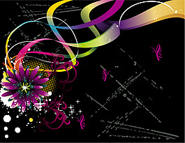 矢量植物花紋花卉