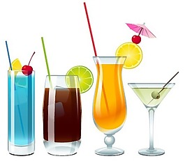矢量素材 混合飲料雞尾酒