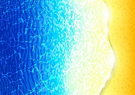 矢量素材梦幻海水