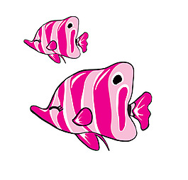 小丑魚矢量圖