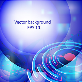 矢量素材炫彩時尚背景