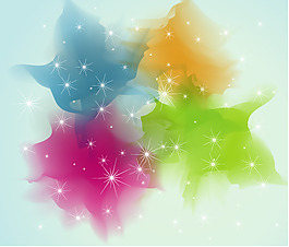 矢量素材彩色模糊光斑藝術(shù)背景