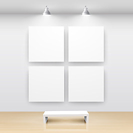 精美展厅矢量素材