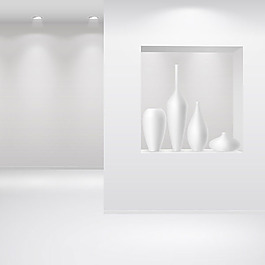 實用展廳矢量素材