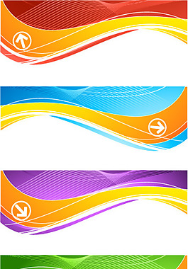 背景矢量圖時(shí)尚潮流BANNER