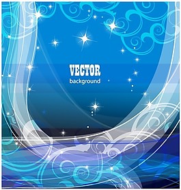 矢量動(dòng)感淡雅線條背景