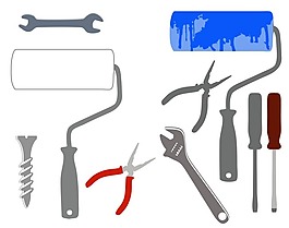 矢量素材常用工具图片