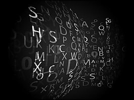 炫酷數字背景素材